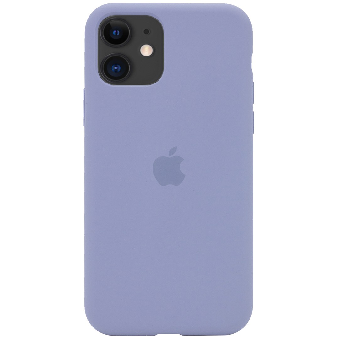 Silicone Case Full Protective для iPhone 11 (6.1") (Lavender Grey)-0