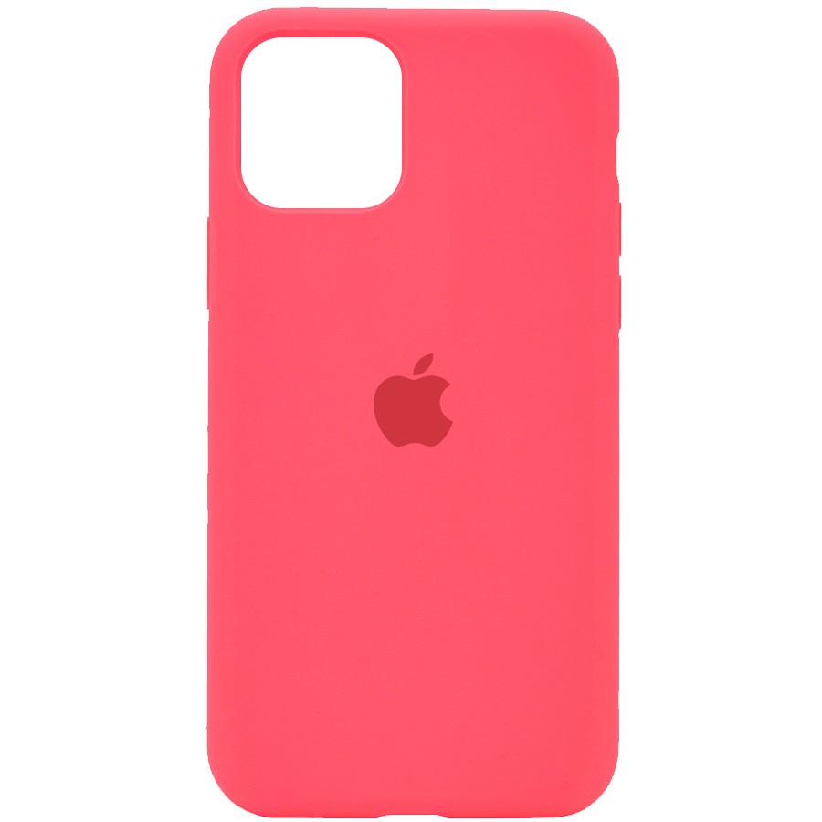 Silicone Case Full Protective (AA) для iPhone 11 (6.1") (Watermelon red)-0