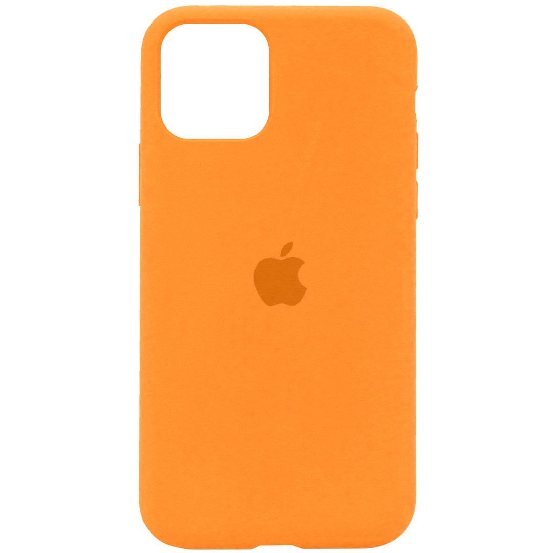 Silicone Case Full Protective (AA) для iPhone 11 (6.1") (Papaya)-0