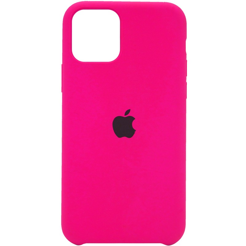 Silicone Case (AA) для iPhone 11 (6.1") (Barbie Pink)-0