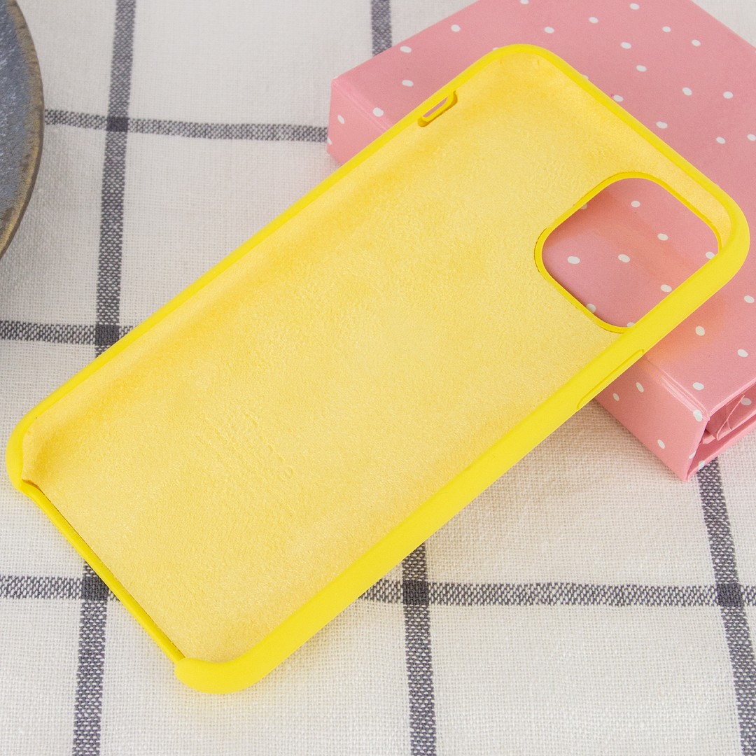 Silicone Case (AA) для iPhone 11 (6.1") (Canary Yellow)-2