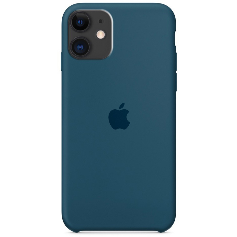Silicone Case (AA) для iPhone 11 (6.1") (Cosmos Blue)-0