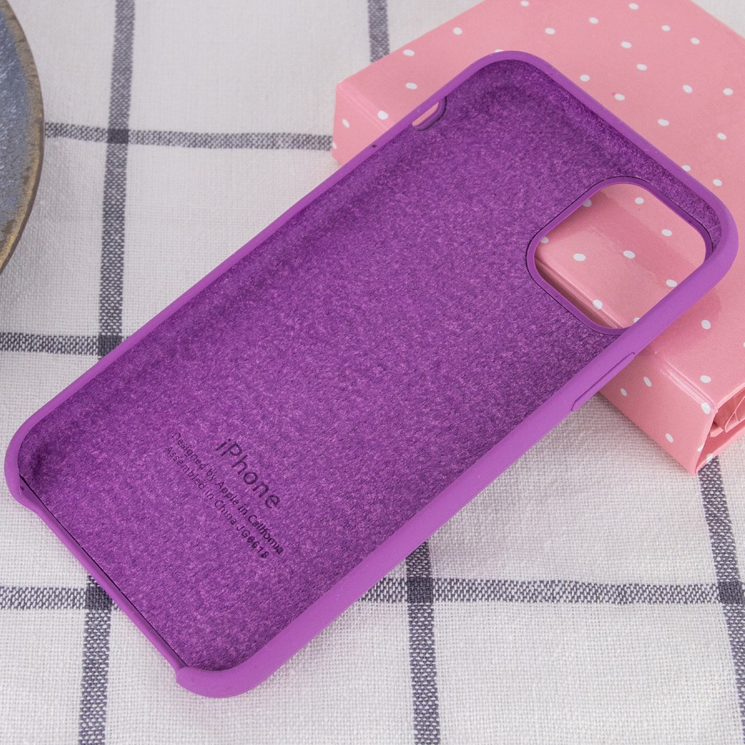 Silicone Case (AA) для iPhone 11 (6.1") (Grape)-2