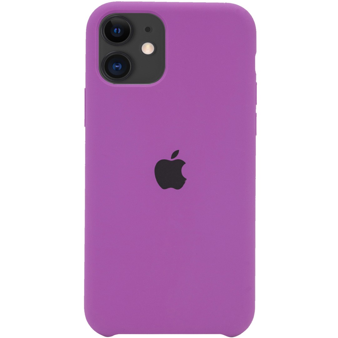 Silicone Case (AA) для iPhone 11 (6.1") (Grape)-0