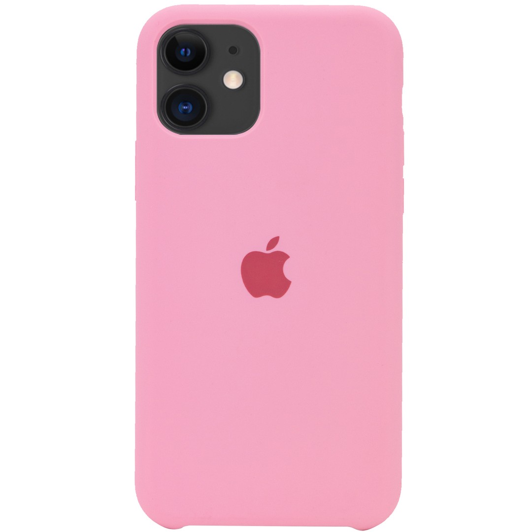 Silicone Case (AA) для iPhone 11 (6.1") (Pink)-0