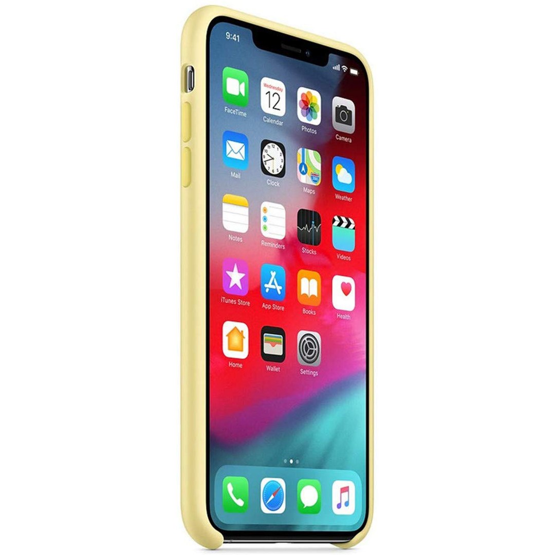 Silicone Case (AA) для iPhone 11 (6.1") (Mellow yellow)-2