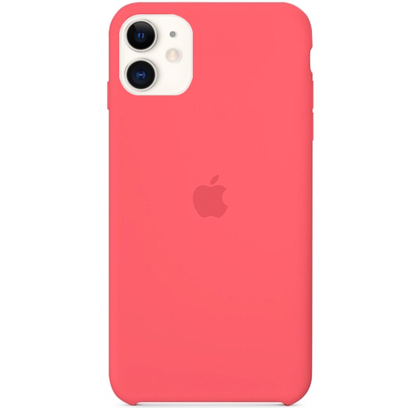 Silicone Case (AA) для iPhone 11 (6.1")  (Watermelon red)-0