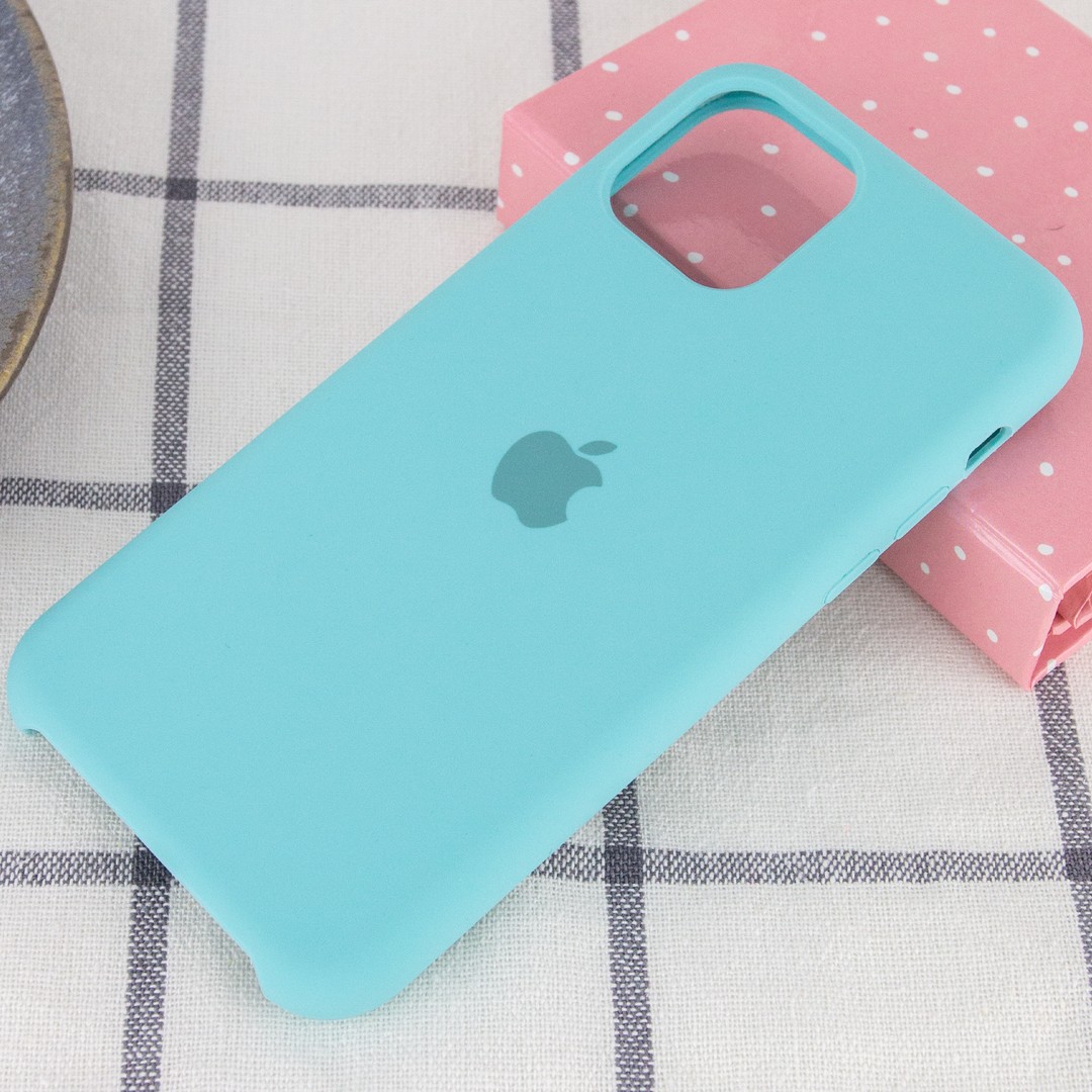 Silicone Case (AA) для iPhone 11 (6.1") (Turquoise)-1