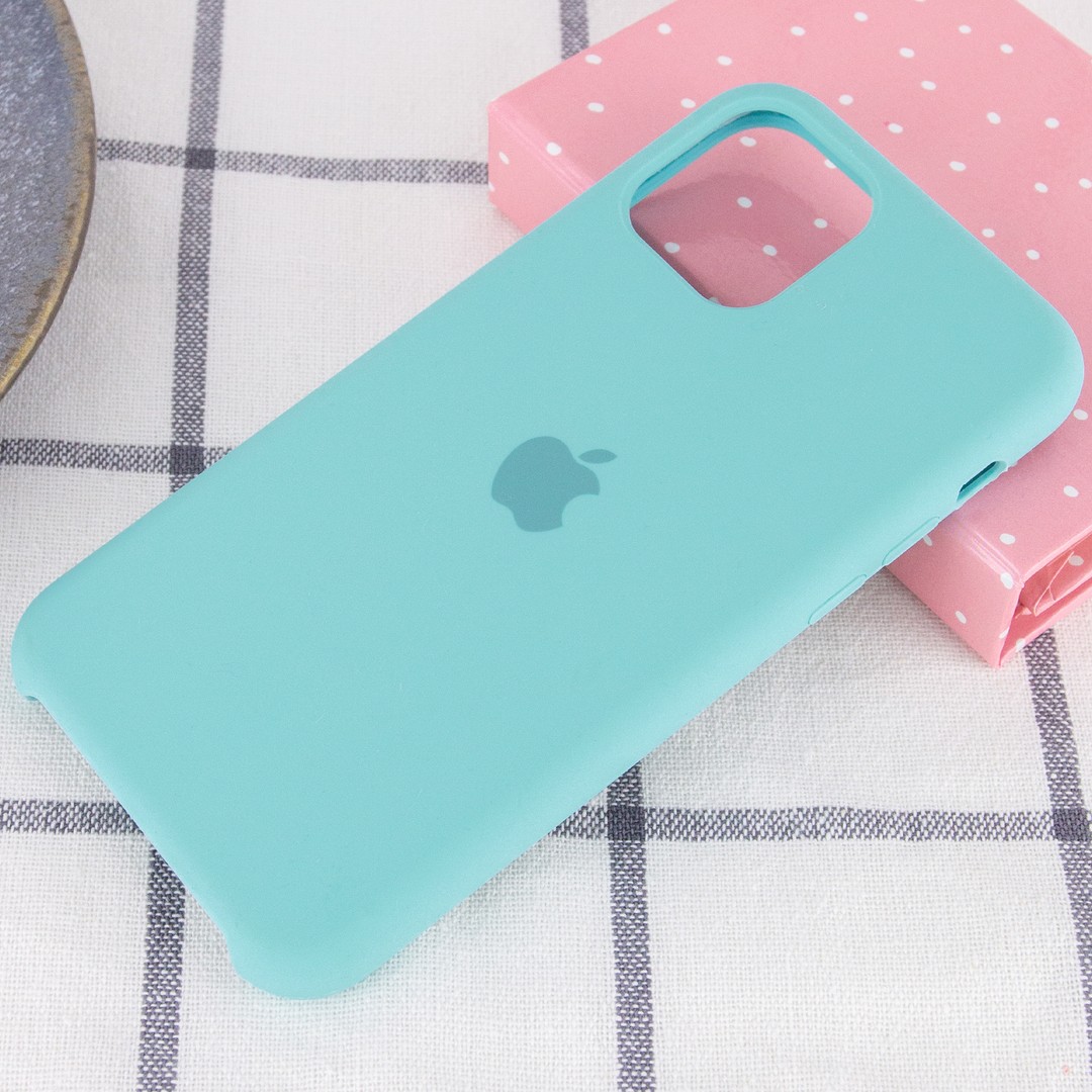Silicone Case (AA) для iPhone 11 (6.1") (Marine Green)-1