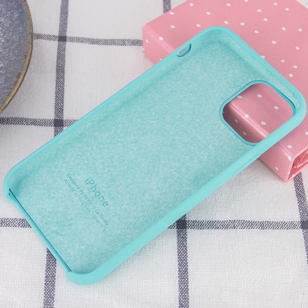 Silicone Case (AA) для iPhone 11 (6.1") (Marine Green)-2