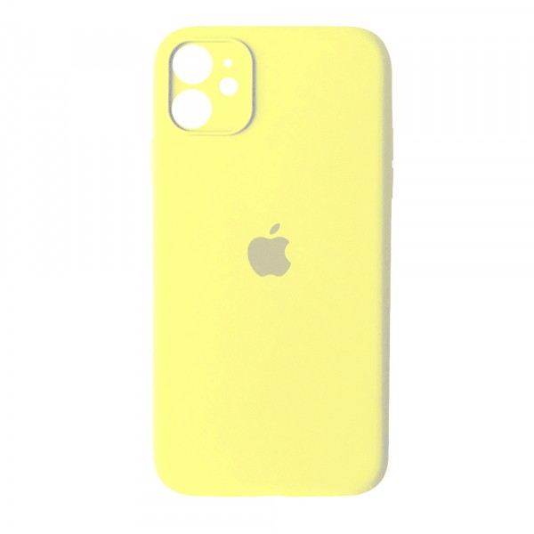 Silicone Case Full Camera Protective (AA) для iPhone 11  (Mellow Yellow)-0