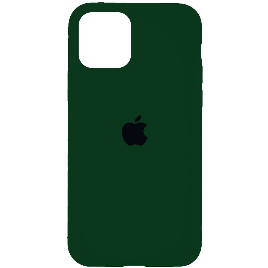 Silicone Case Full Protective (AA) для iPhone 16 Pro Max (Forest green)-0