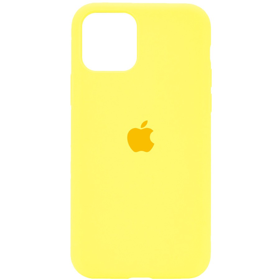 Silicone Case Full Protective (AA) для iPhone 13 PRO MAX (Yellow)-0