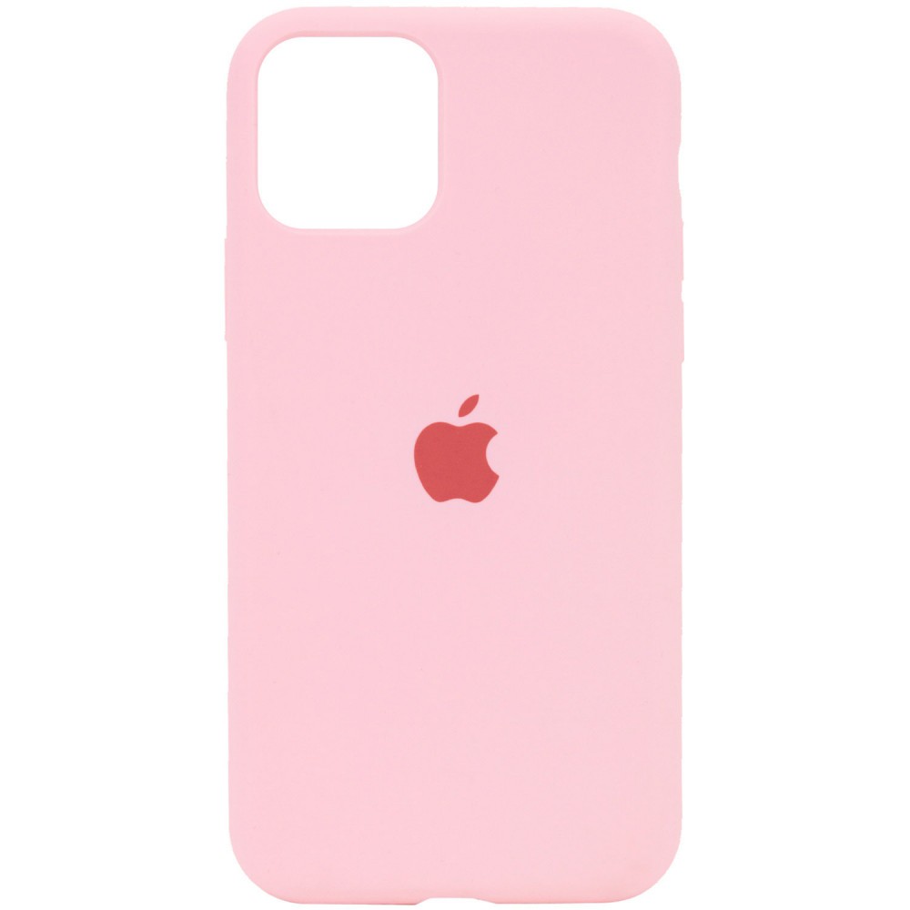 Silicone Case Full Protective (AA) для iPhone 11 (6.1") (Peach)-0