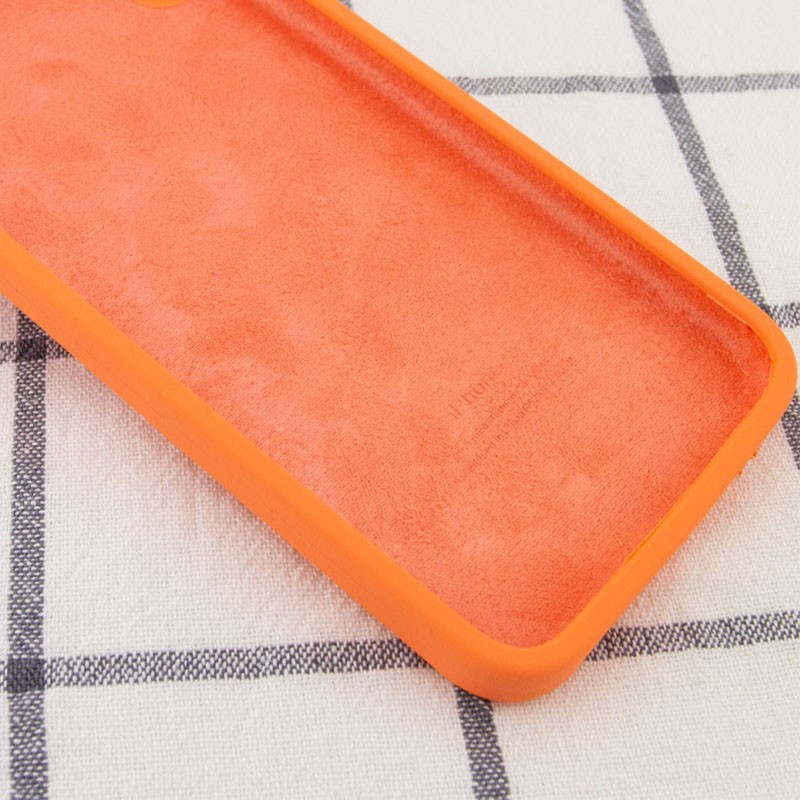 Silicone Case Square Full Camera Protective (AA) для iPhone 11 (Papaya)-2