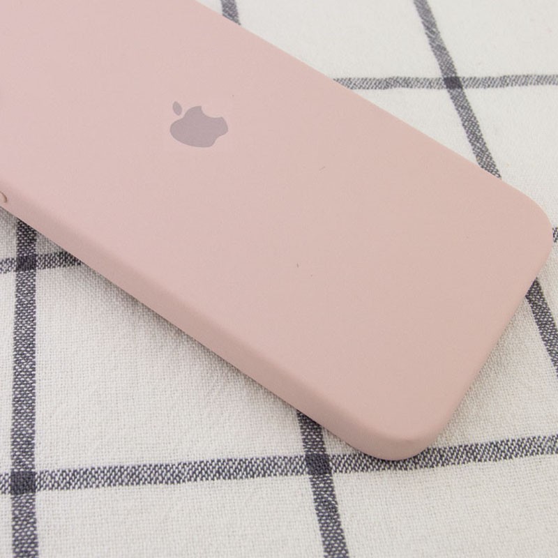 Silicone Case Square Full Camera Protective (AA) для iPhone 11 (Pink Sand)-2