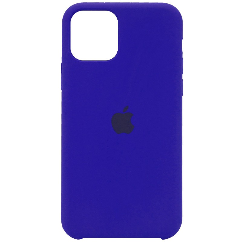 Silicone Case (AA) для iPhone 11 (6.1") (Shiny Blue)-0