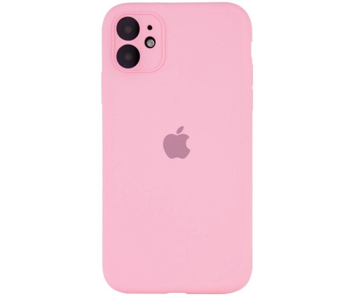 Silicone Case Full Camera Protective (AA) для iPhone 11  (Light pink)-0