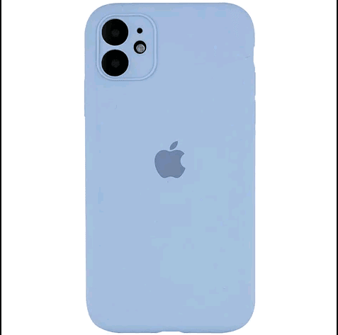 Silicone Case Full Camera Protective (AA) для iPhone 11  (Mist Blue)-0