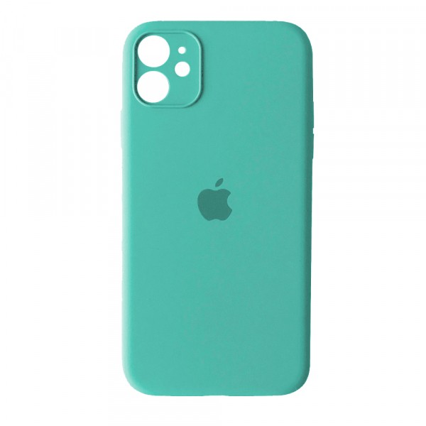 Silicone Case Full Camera Protective (AA) для iPhone 11 (Azure)-0