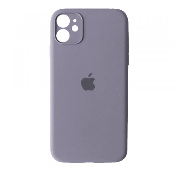 Silicone Case Full Camera Protective (AA) для iPhone 11 (Lavander gray)-0