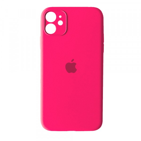 Silicone Case Full Camera Protective (AA) для iPhone 11  (Hot pink)-0