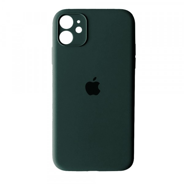 Silicone Case Full Camera Protective (AA) для iPhone 11 (Cyprus Green)-0
