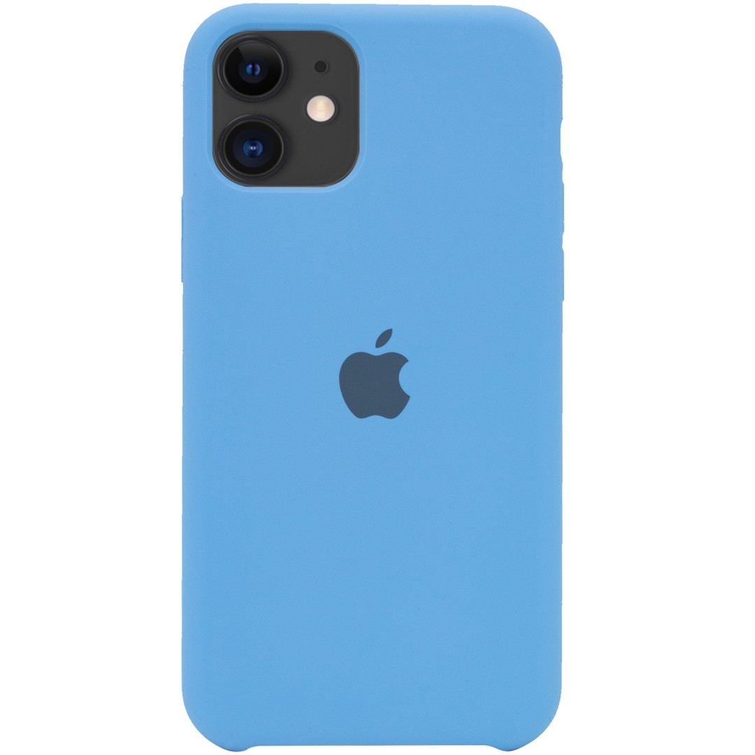Silicone Case (AA) для iPhone 11 (6.1") (Cornflower)-0