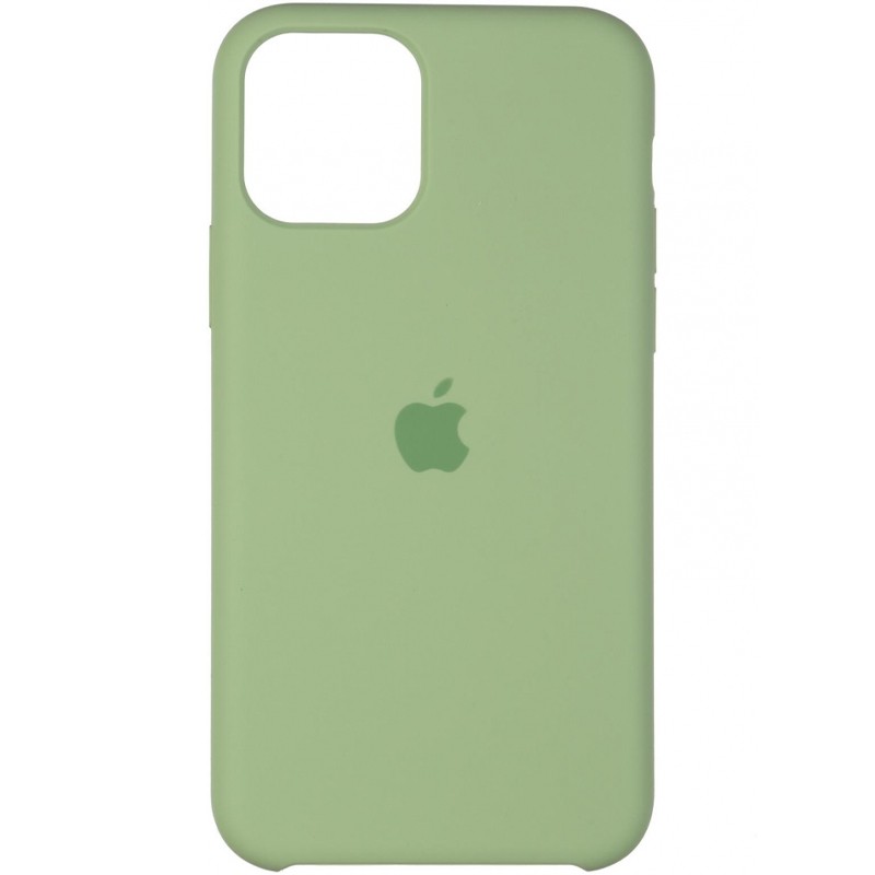 Silicone Case (AA) для iPhone 11 (6.1") (Mint)-0