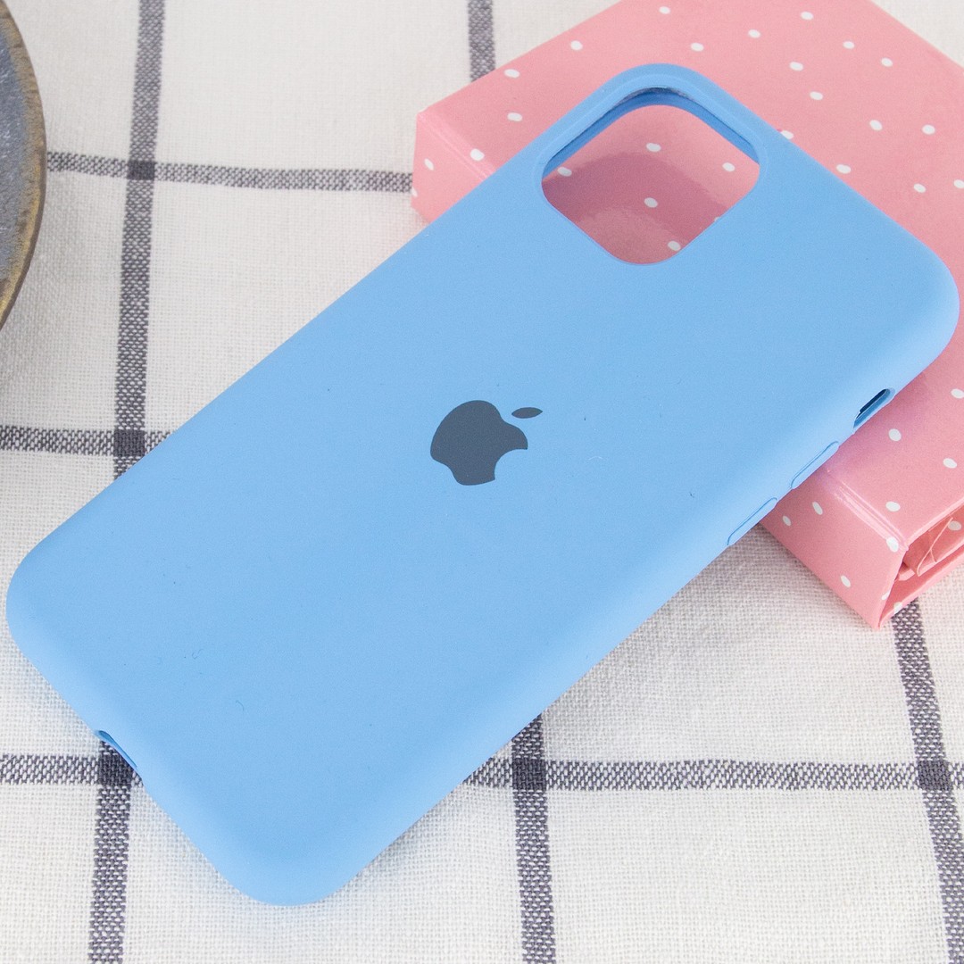 Silicone Case Full Protective (AA) для iPhone 11 (6.1") (Cornflower)-1