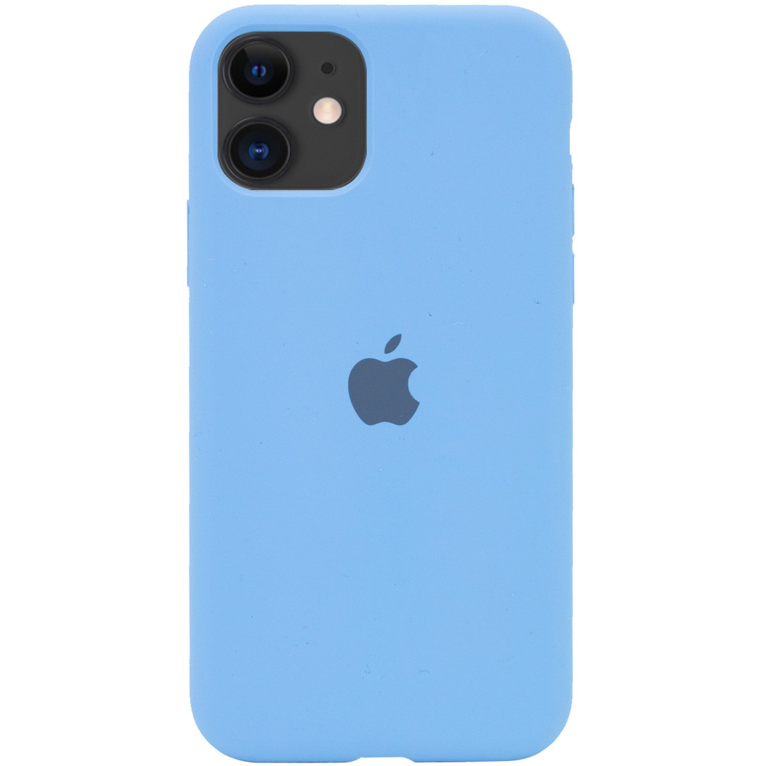 Silicone Case Full Protective (AA) для iPhone 11 (6.1") (Cornflower)-0
