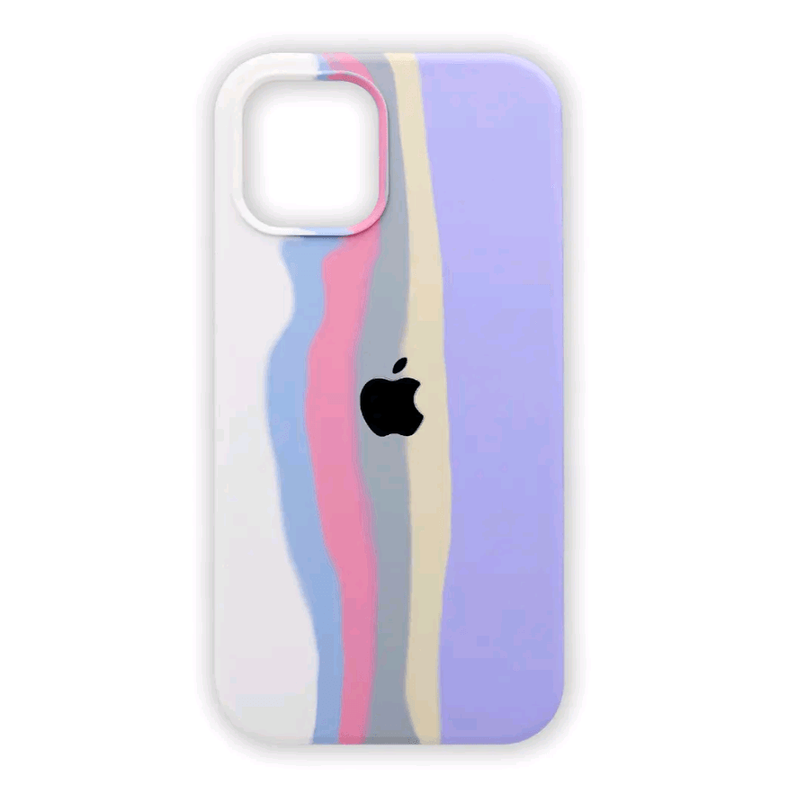 Rainbow Silicone Case iPhone 11 Pro Candy-0