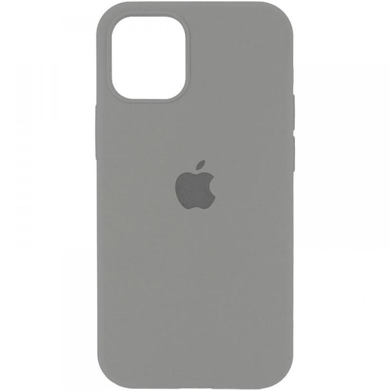 Silicone Case Full Protective (AA) для iPhone 11 (6.1") (Pewter)-0