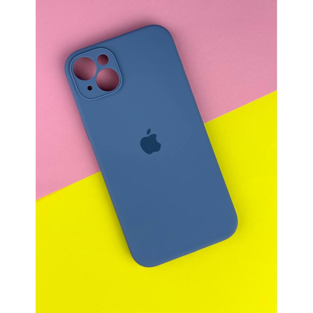 Silicone Case Square Full Camera Protective (AA) для iPhone 11 (Lavander grey)-0