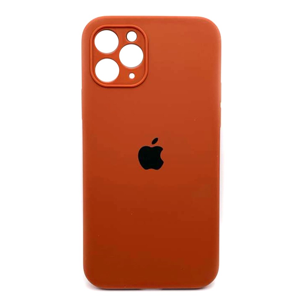 Silicone Case Full Camera Protective (AA) для iPhone 16 Pro  (Brown)-0