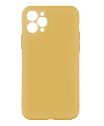 Silicone Case Square Full Camera Protective (AA) для iPhone 11 Pro (Yellow)-0