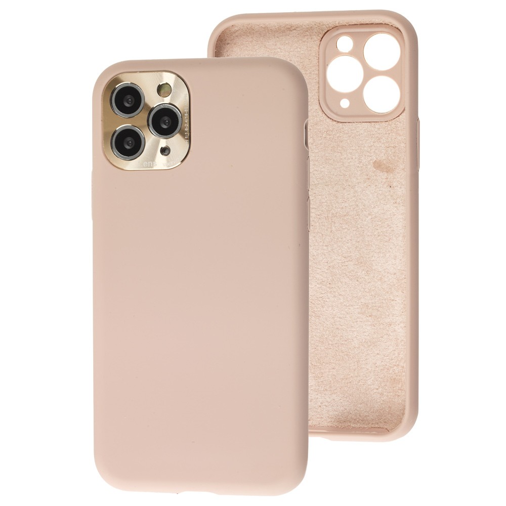 Накладка Metal Camera Protection для IPhone 11 Pro пудрова-0