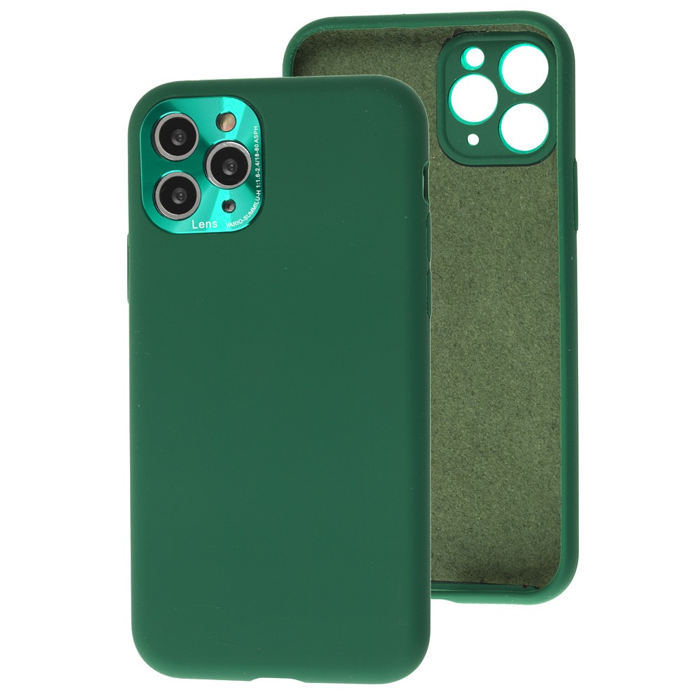 Накладка Metal Camera Protection для IPhone 11 Pro зелена-0