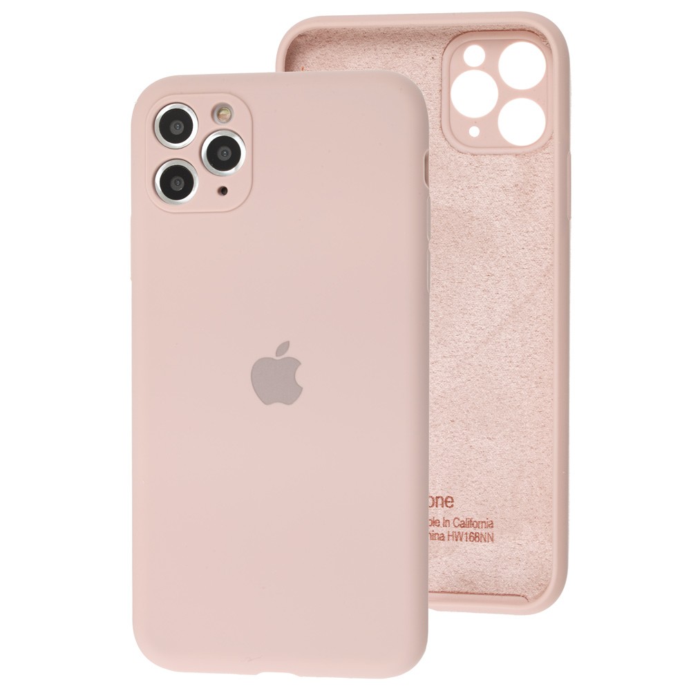 Silicone Case Full Camera Protective (AA) для iPhone 11 Pro (pink sand)-0