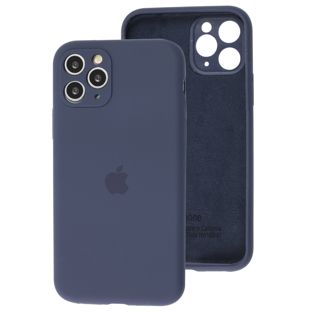 Silicone Case Full Camera Protective (AA) для iPhone 11 Pro Max (night blue)-0