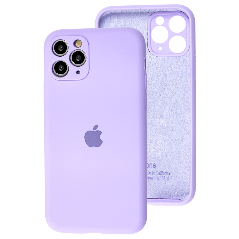 Silicone Case Full Camera Protective (AA) для iPhone 11 Pro Max (violet)-0