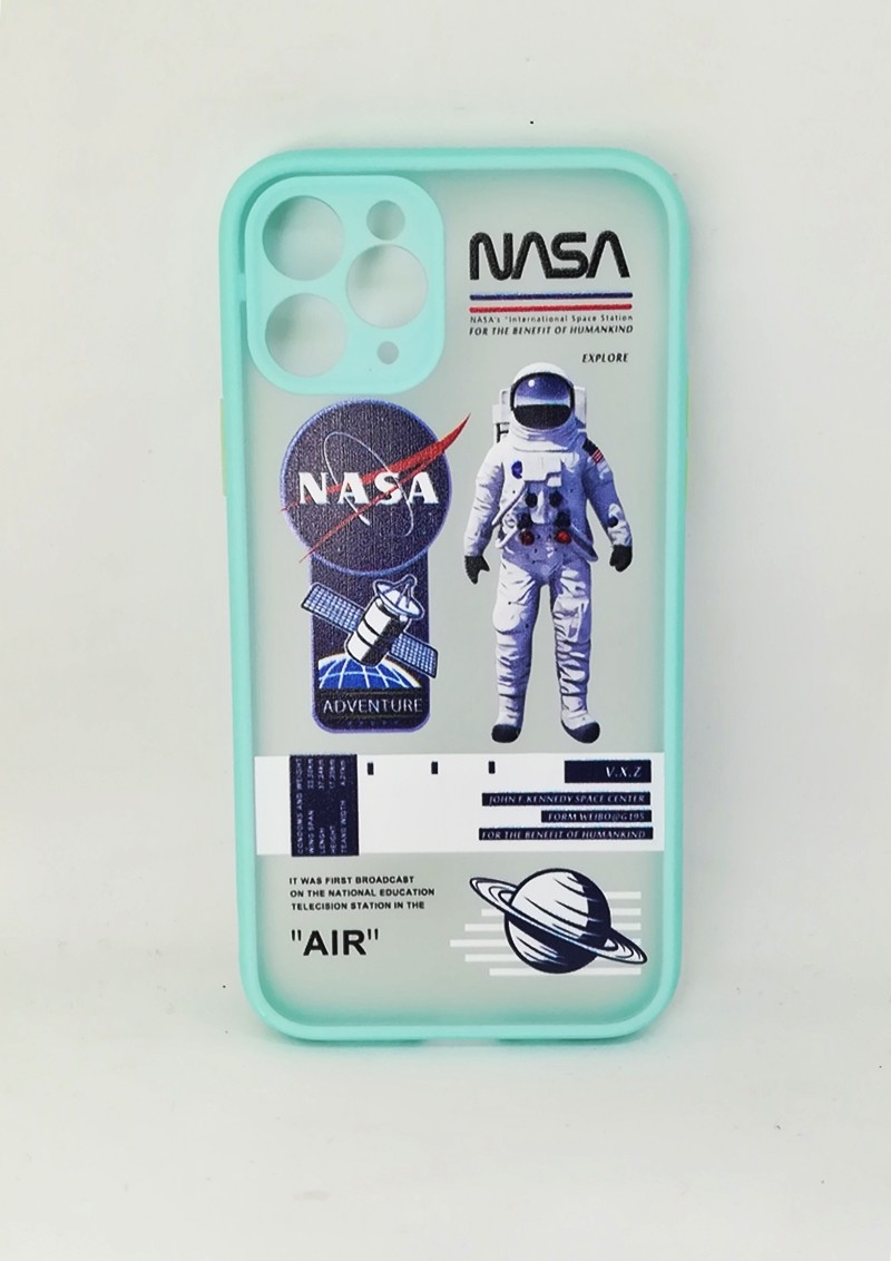 Накладка Totu Gingle Print для IPhone 11 Pro Max Nasa бірюзовий-0