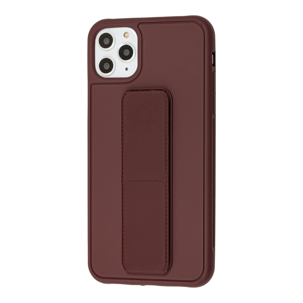 Накладка Bracket для Iphone 11 Pro коричнева-0