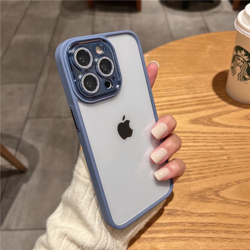 Накладка Fashion Color для Iphone 12 Pro (Blue)-0