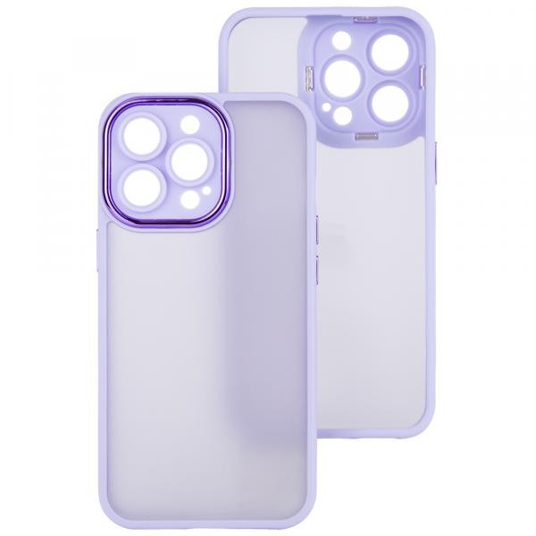 Накладка Luxury Metal Lens для Iphone 11 Pro Max (6.5) (Бузковий)-0