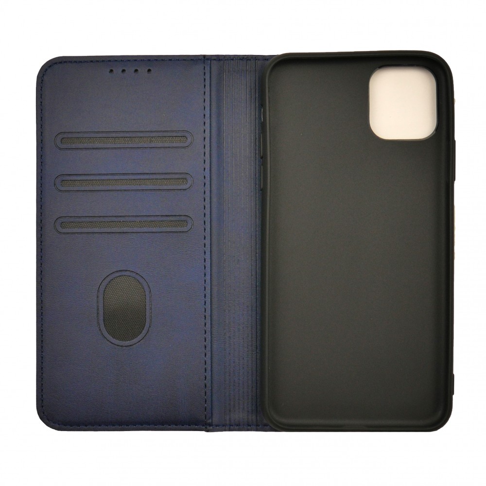 Книжка Black TPU Magnet для Realme C30 синя-1