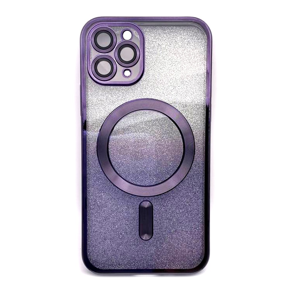 Накладка SHINING Gradient Camera MagSafe для iPhone 11 Pro Violet-0