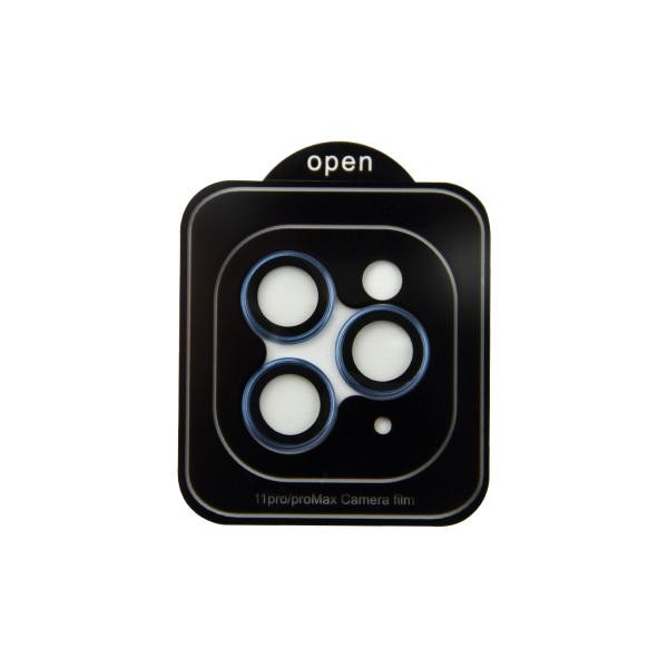 Захисне скло для камери  iPhone 11 Pro/11 Pro Max /12 Pro (Синє)-0
