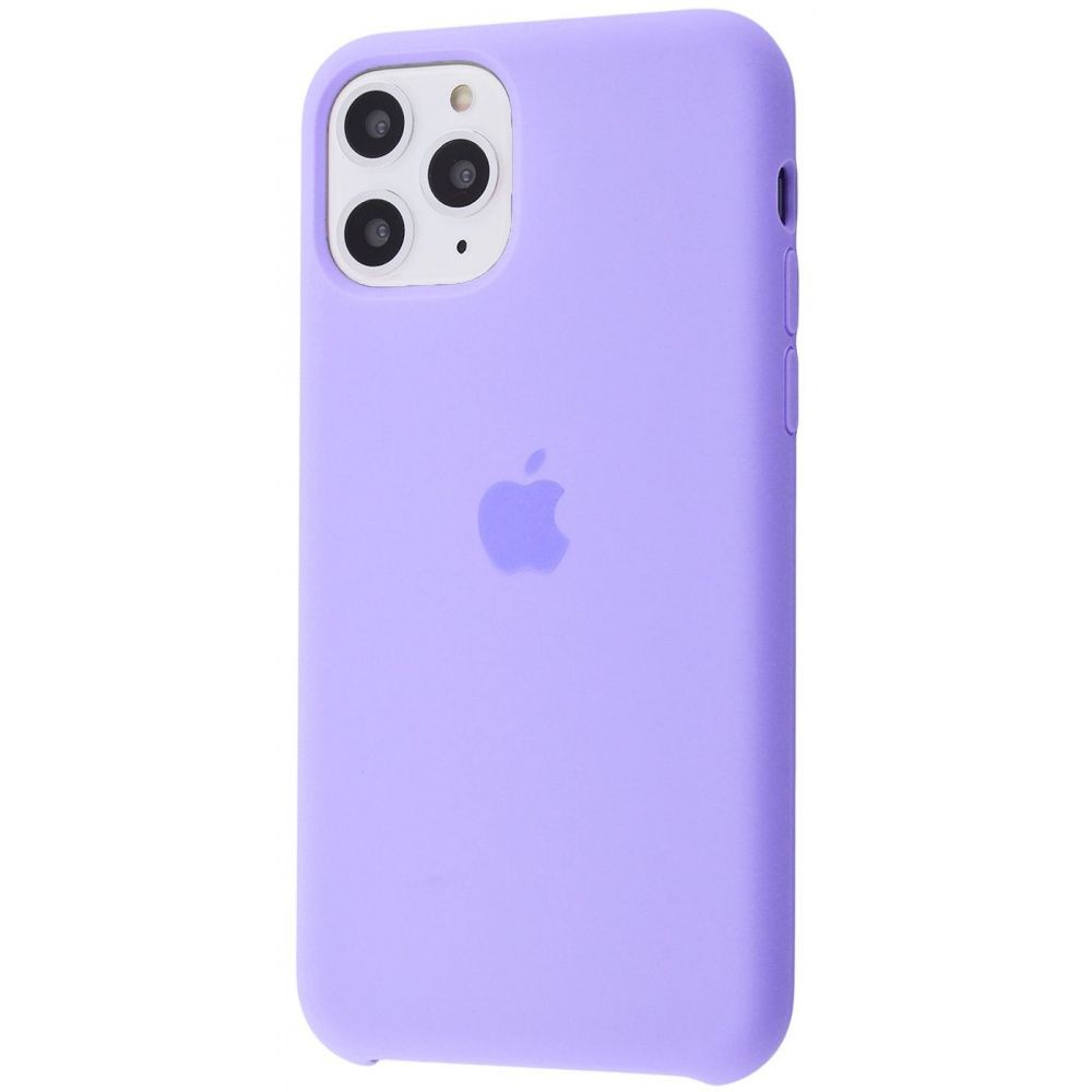 Silicone Case (AA) для iPhone 11 Pro (Light Purple)-0