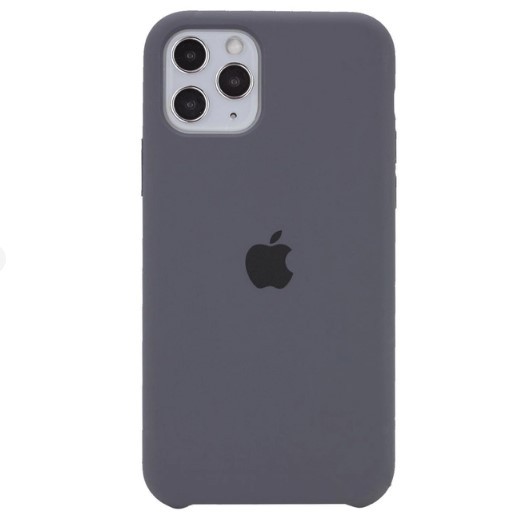 Silicone Case (AA) для iPhone 11 Pro (Dark grey)-0